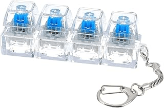 Mechanical Keys Fidget Keychain