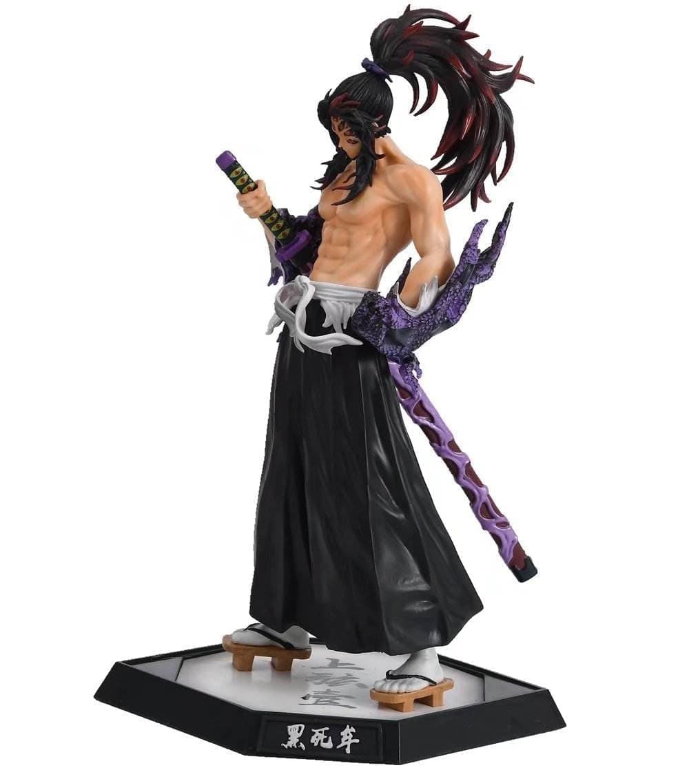 YOURKARTS.COM Demon Slayer Anime Character Action Figure, Red Battle Form, 29 cm Height, Collectible Statue