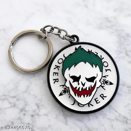Rotating fidget joker's Keychain